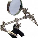 Lupa com Suporte e Pinça