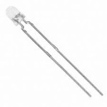 LED 3MM ALTO BRILHO VERDE PACOTE 10 UNID.