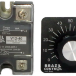 Rele variador de potência Dimmer 40A 220VAC V12-40